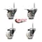 Service Caster 3 Inch Nylon Swivel 58 Inch Threaded Stem Caster Set 2 Total Lock Brakes SCC-TSTTL20S314-NYS-58212-2-S-2 - alternate 3